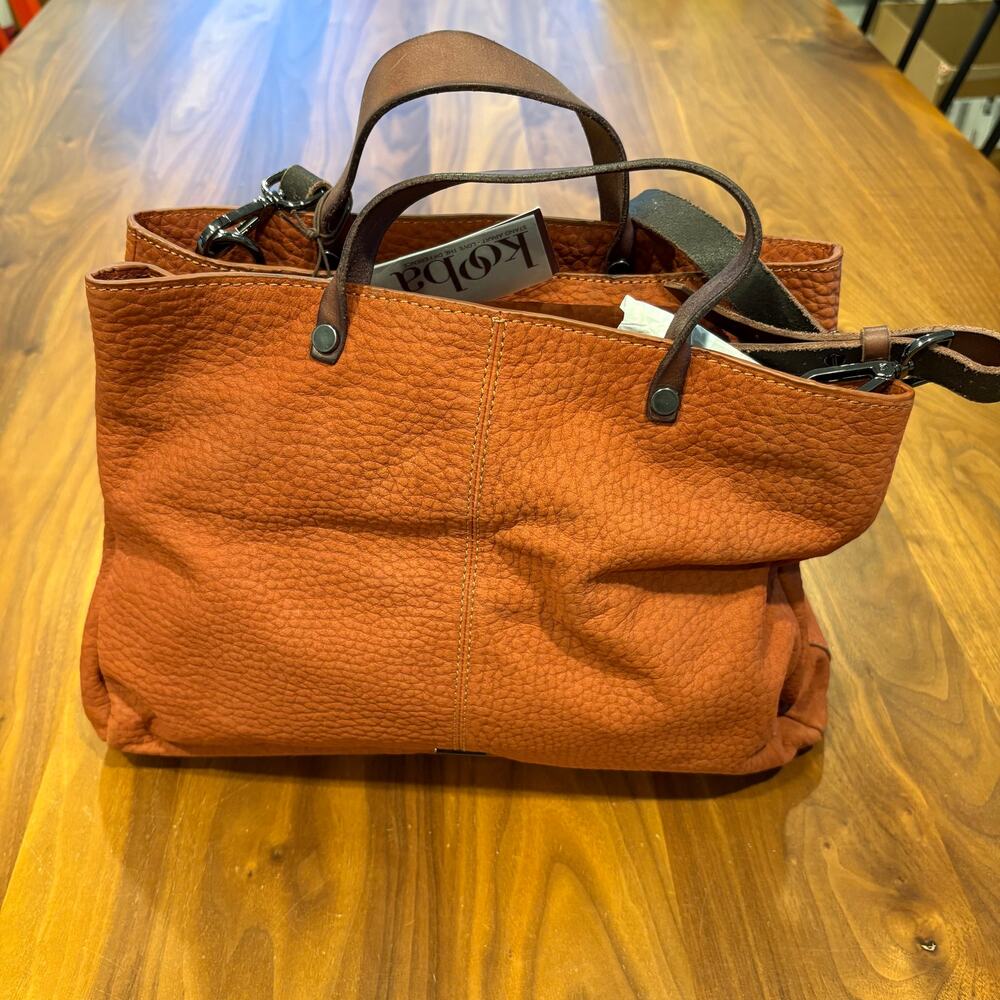NWT Kooba Ridgefield Pebbled Leather Satchel